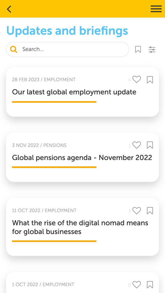 #4. Employment & Pensions Guide (iOS) 由: EVERSHEDS SUTHERLAND (INTERNATIONAL) LLP
