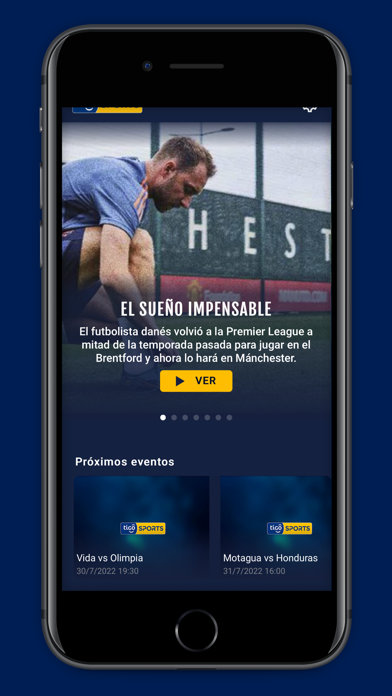 Tigo Sports Honduras Screenshot