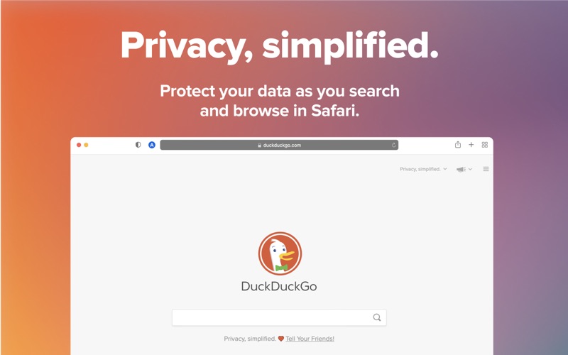 Screenshot #1 pour DuckDuckGo Privacy for Safari