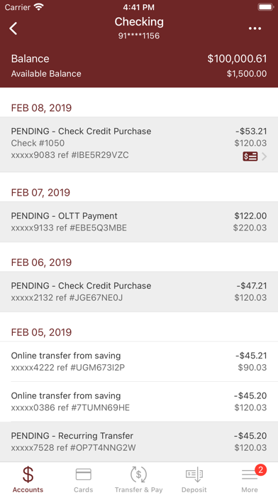 Heritage Community Bank Screenshot