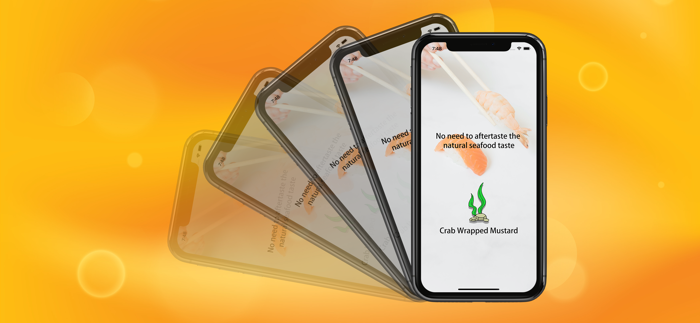 Crab Wrapped Mustard