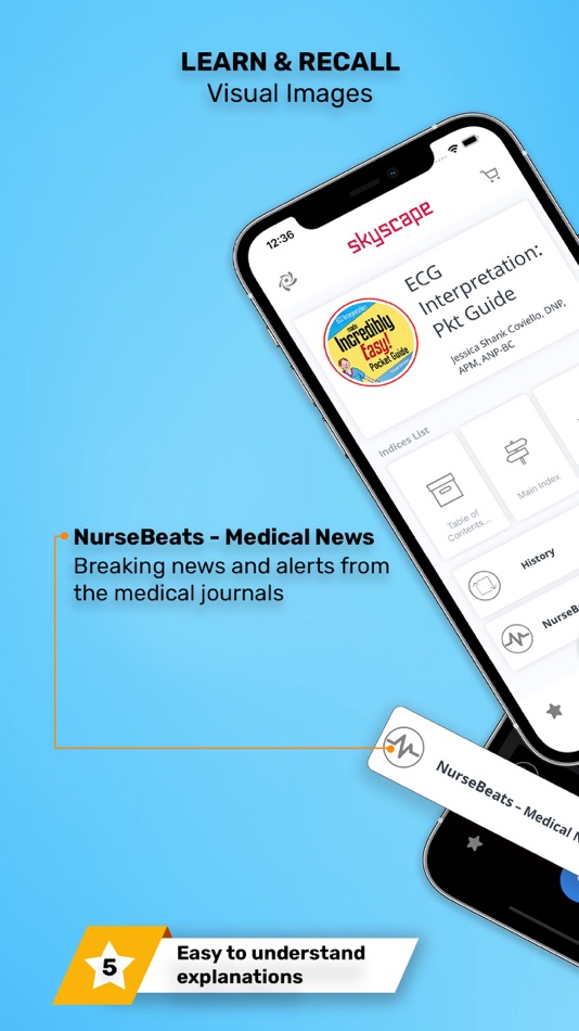 #1. ECG Interpretation: Pkt Guide (iOS) By: Skyscape Medpresso Inc