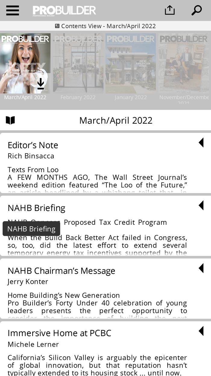 Professional Builder Magazine