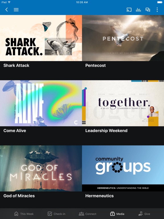 Capital Community Church - VA iPad screenshot 2 - Education app