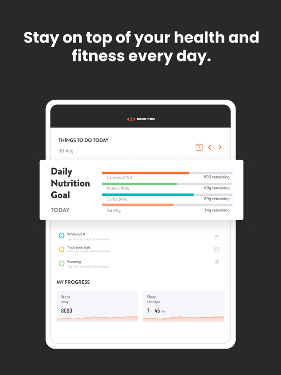 Screenshot #6 pour Iron Orr Fitness