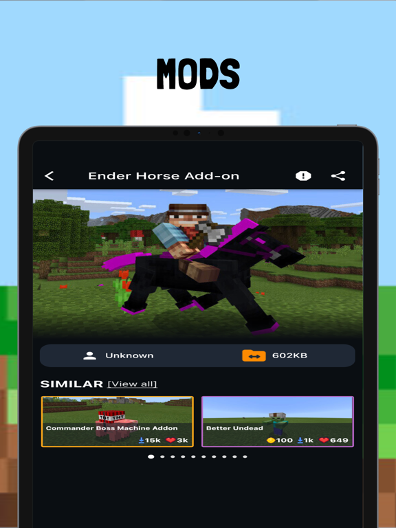 Screenshot #5 pour MODBOX – mods for Minecraft