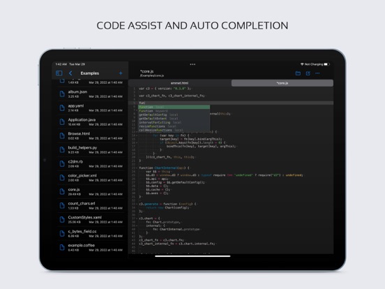 Screenshot #5 pour Code Editor -  Éditeur de code