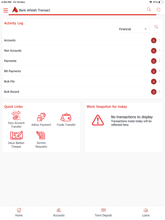 Bank Alfalah Transact