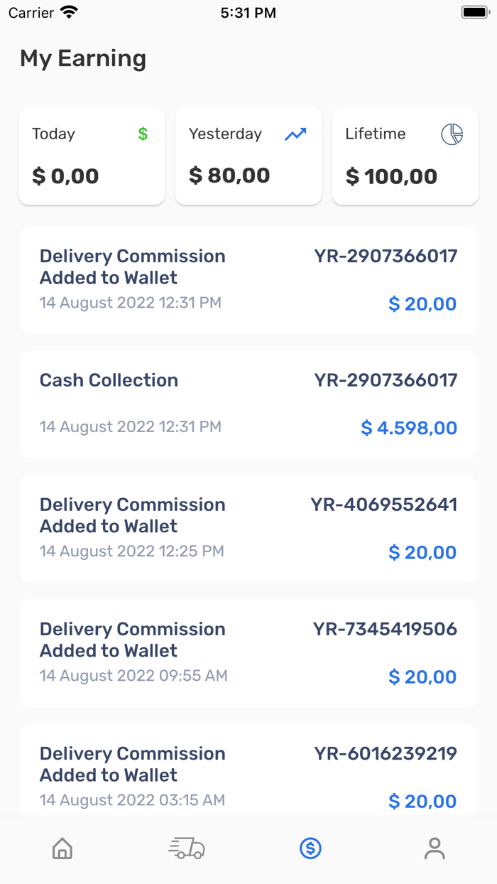 YOORI Delivery Boy App