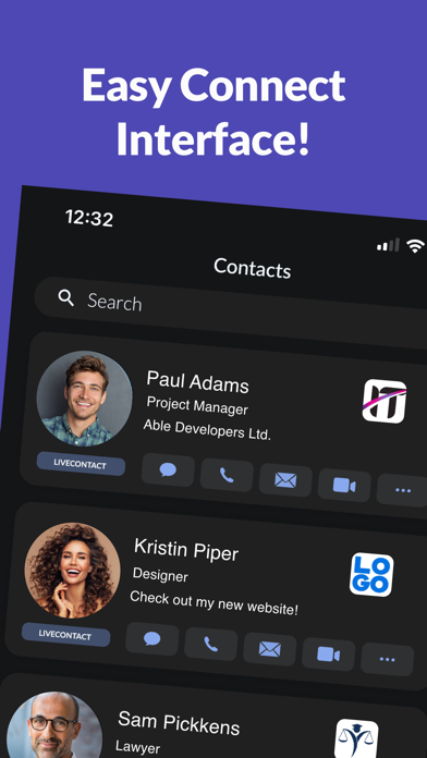 LiveContact Screenshot