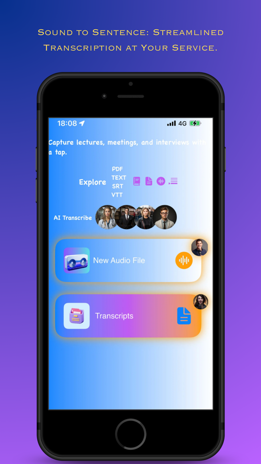 #2. AI Transcribe Audio, Video (iOS) 由: Gursimran singh Sodhi