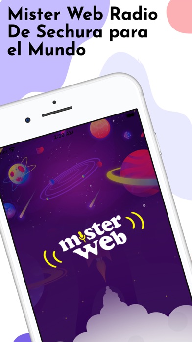 Mister Web Radio app screenshot