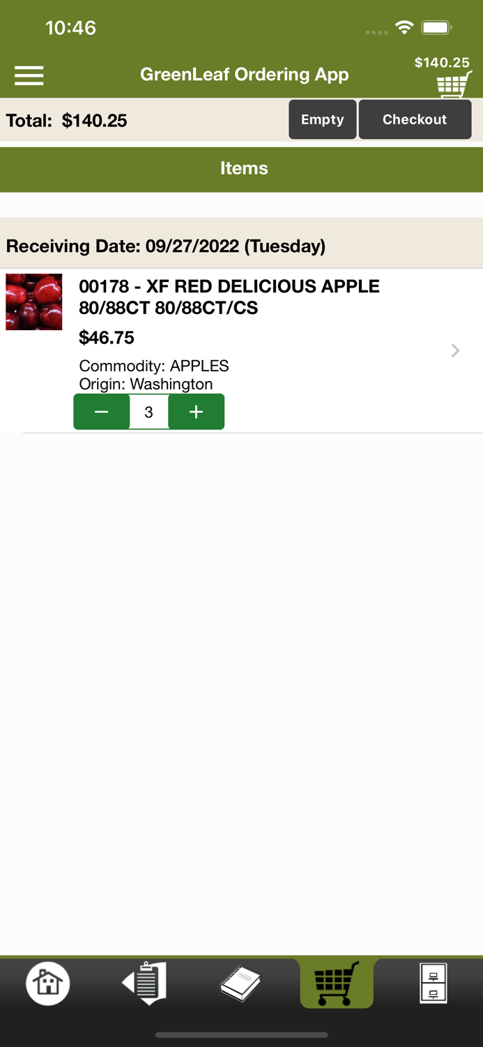 GreenLeaf Ordering App