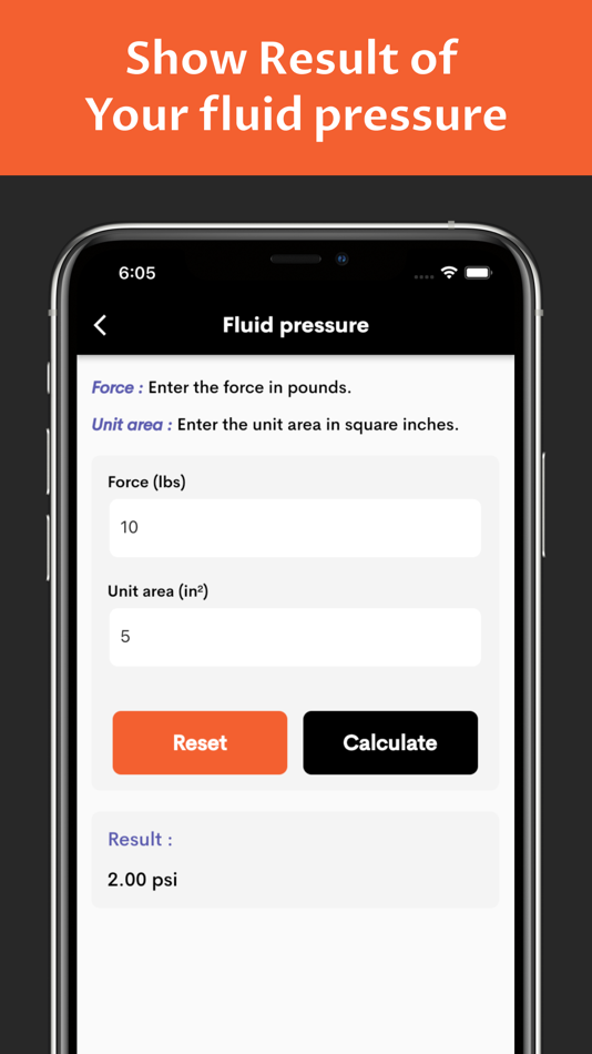 #5. Fluid Mechanics Calculation (iOS) 由: Kantaben Gorasiya