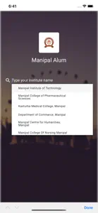 Manipal Alum screenshot #1 for iPhone