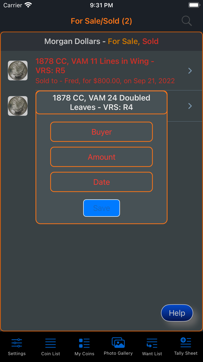 Morgan Dollar Collection