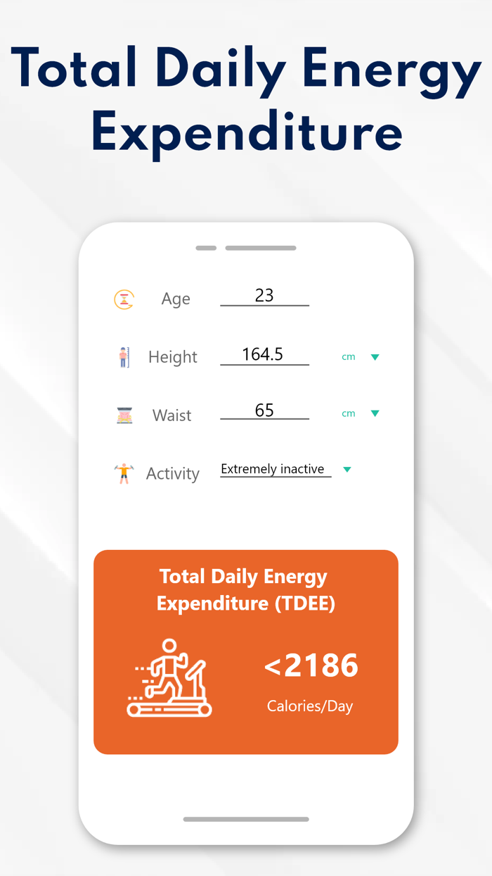 BMI BMR and Body Fat Calculator