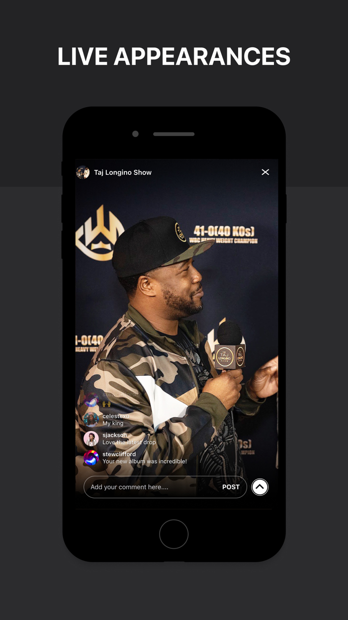 Taj Longino Show Official App