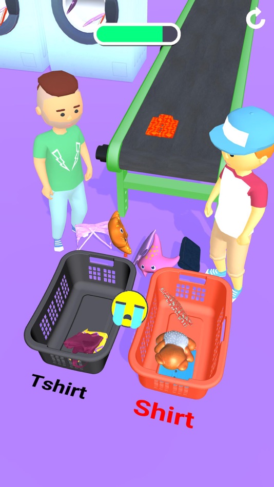 #3. Cloth Sort (iOS) 由: GamerGage Studio