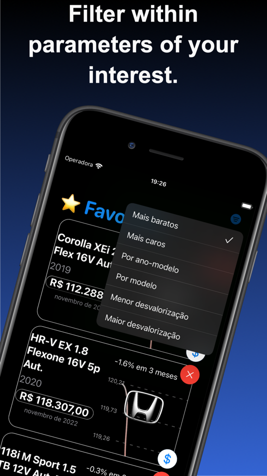 #3. Mais FIPE: Beyond FIPE price (iOS) Podle: Raphael Monteiro