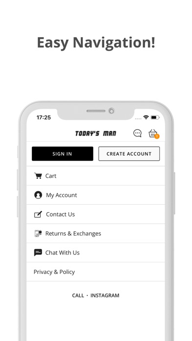 Todays Man Store Screenshot