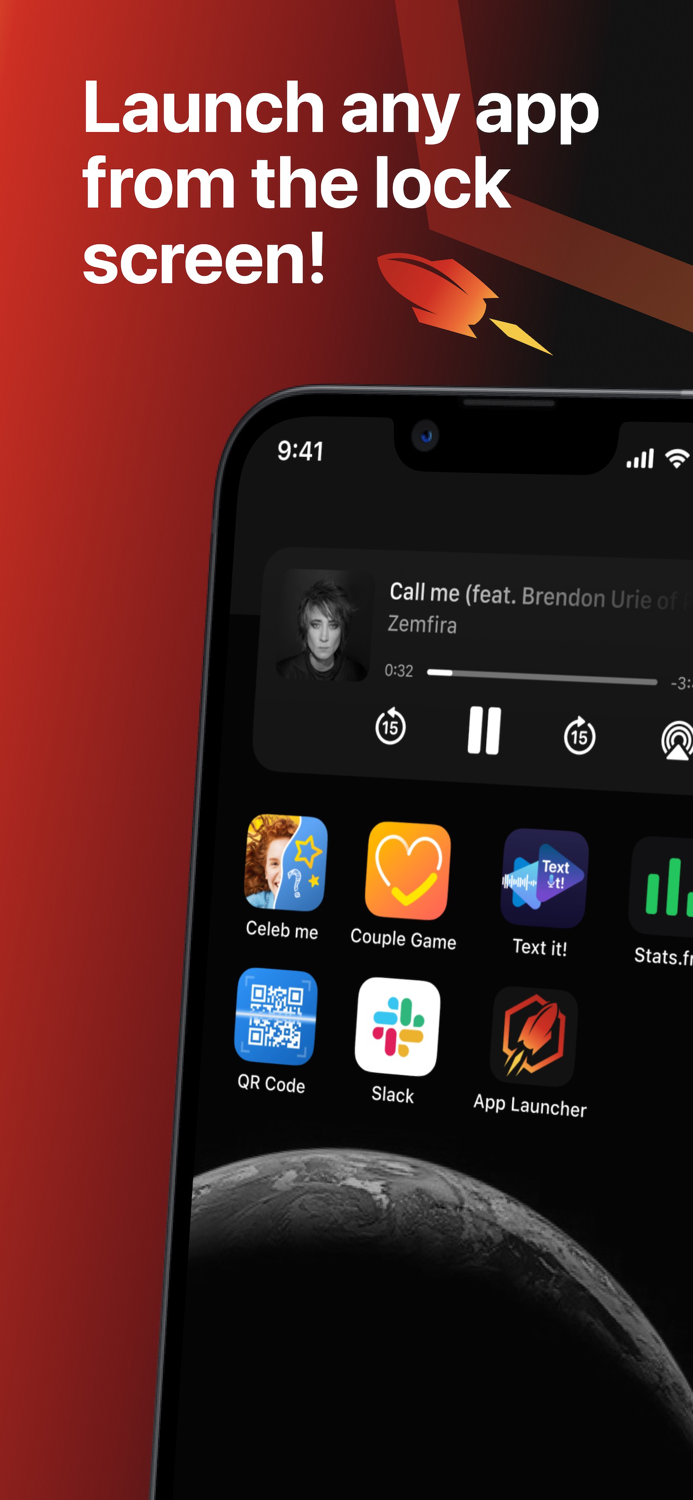 App Launcher for Lock Screen