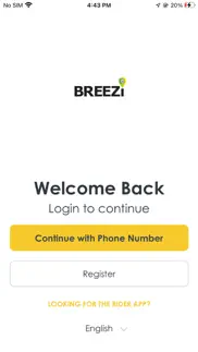 breezi driver iphone screenshot 2