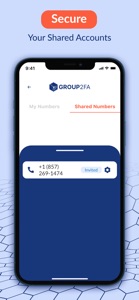 Group2FA: 2FA Passcode Sharing screenshot #3 for iPhone