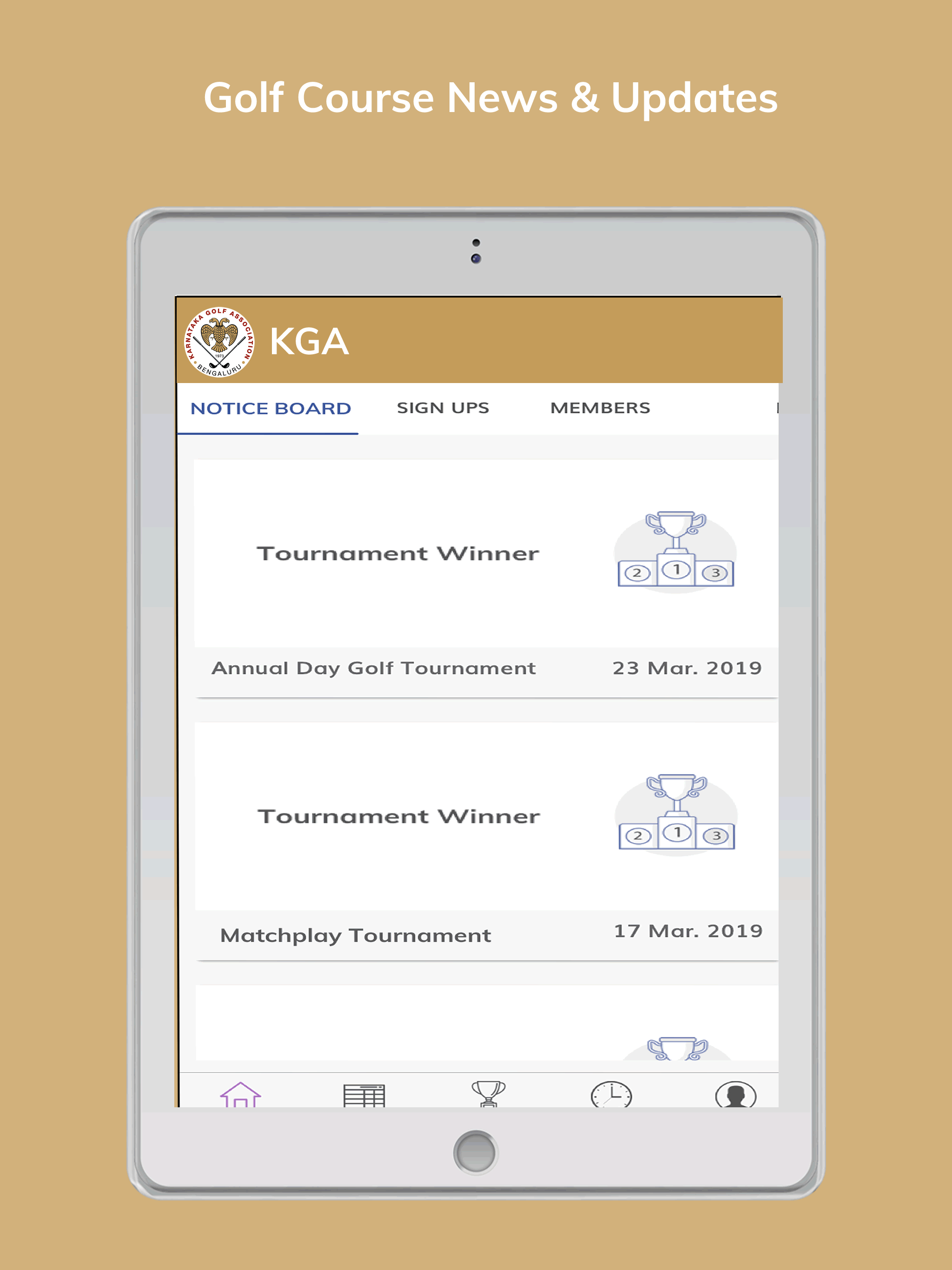 KGA Golf App screenshot 7