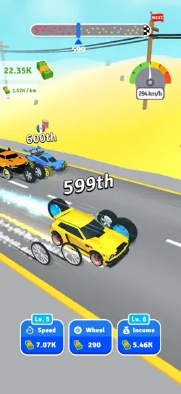 Game screenshot Wheel Merge Race apk
