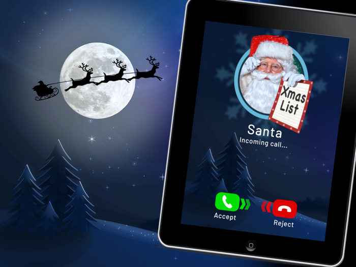 Call from Santa at Christmas