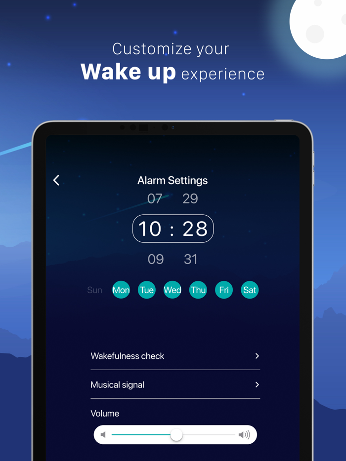 Alarm - morning eye exercise