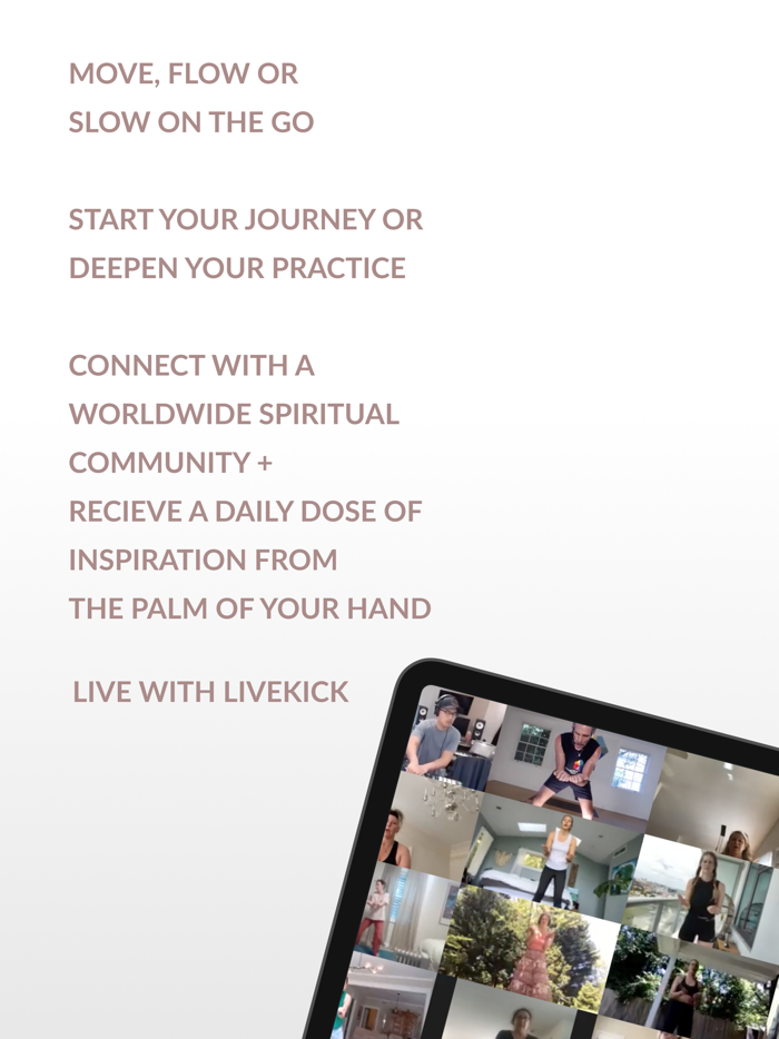 Livekick - Live Virtual Yoga