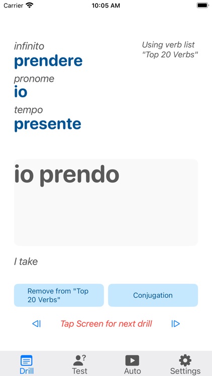 Verbi - Italian Verb Trainer