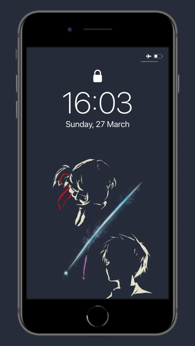 Black Otaku Anime Wallpapers Screenshot