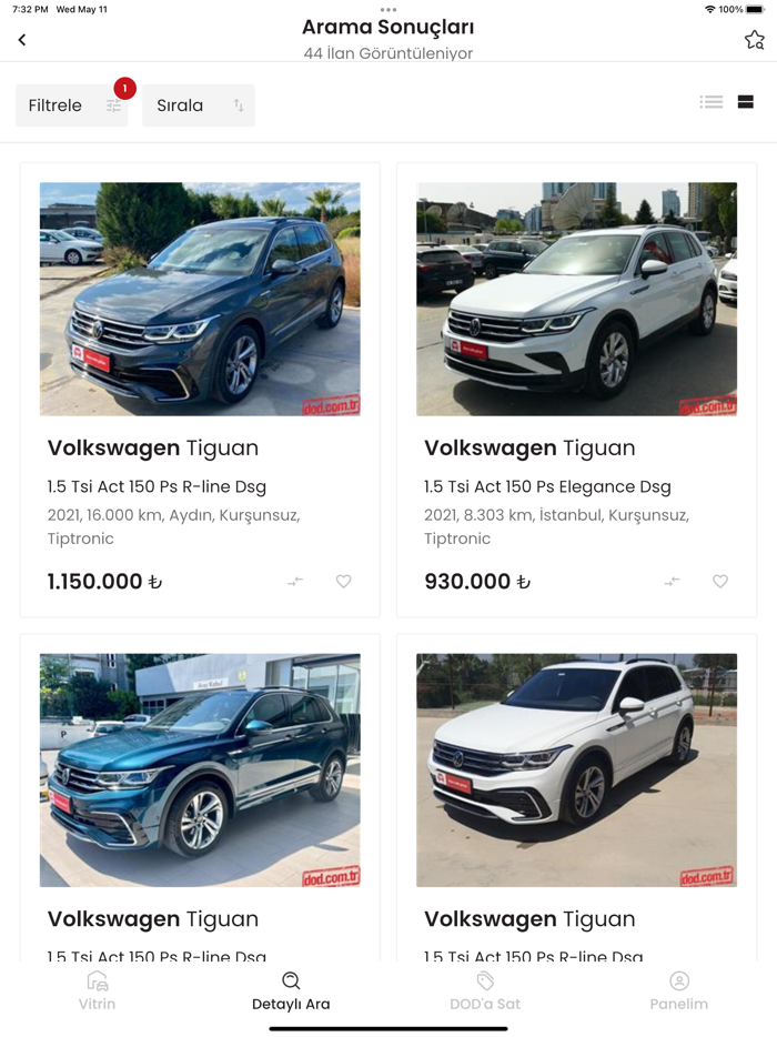 DOD - İkinci Elde Güven