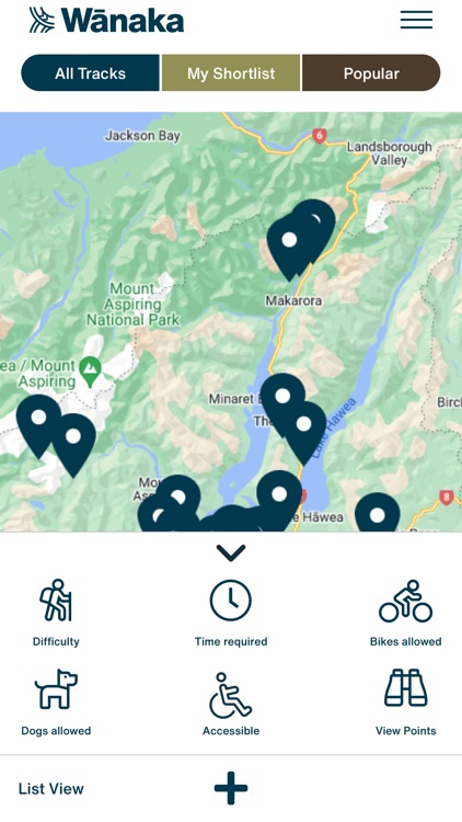 Wanaka Tracks App