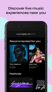 bandsintown concerts iphone screenshot 2