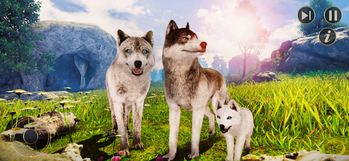 The Wild Wolf Life Simulator