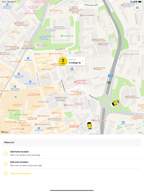 Screenshot #5 pour Budget Taxis