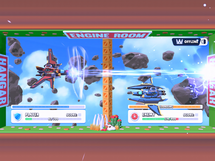 Spaceship 1 vs 1 Online