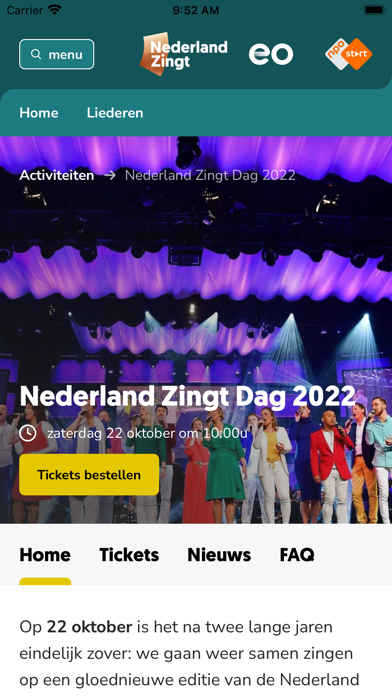 Nederland Zingt Screenshot