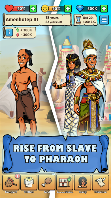 Pharaoh's Life: Idle Simulator Screenshot