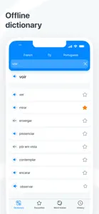 Portuguese−French dictionary screenshot #1 for iPhone