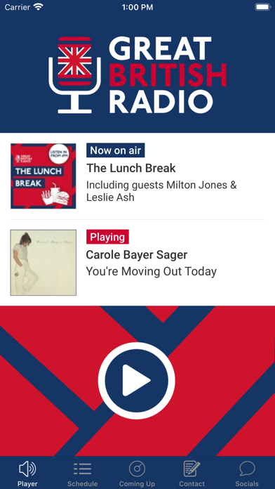 Great British Radio Screenshot