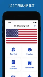 us citizenship test : 2024 iphone screenshot 1