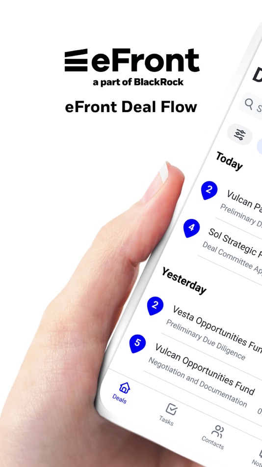 #1. eFront Deal Flow (iOS) 由: BlackRock