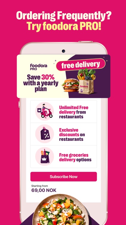 foodora NO: Food & Groceries screenshot-3