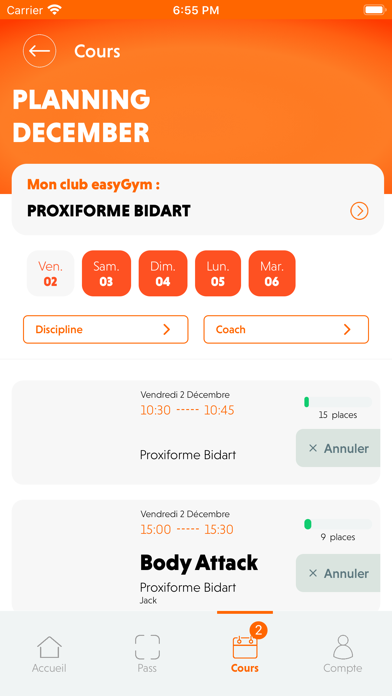easyGym Fitness Screenshot