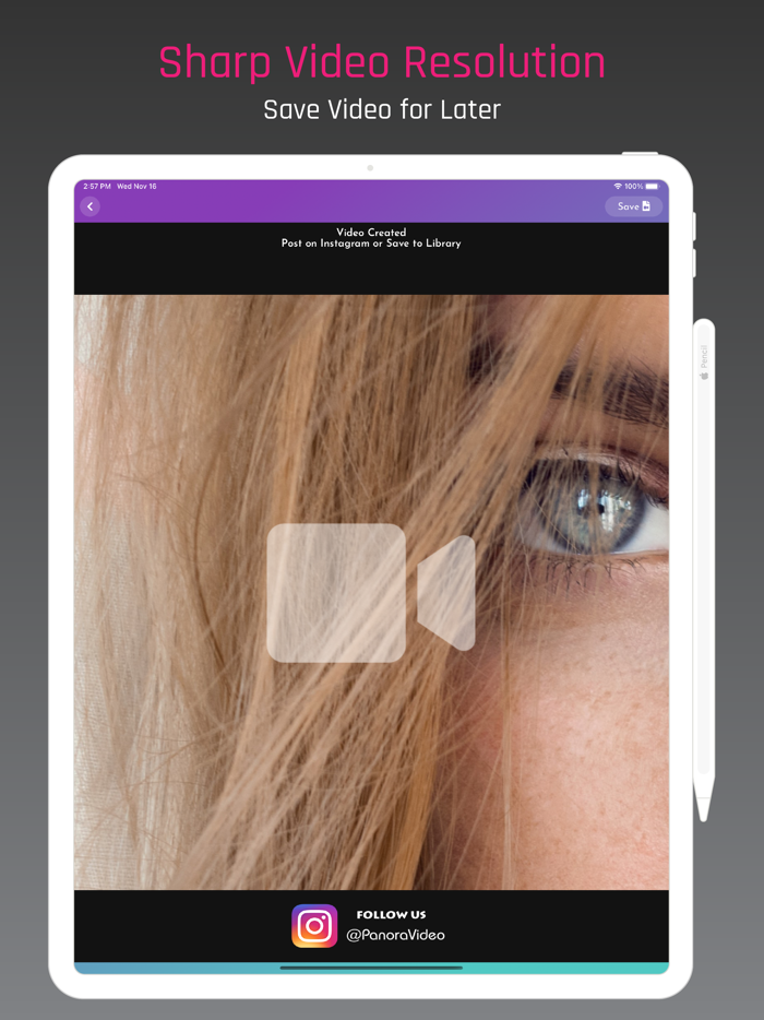 PanoraVideo for Instagram